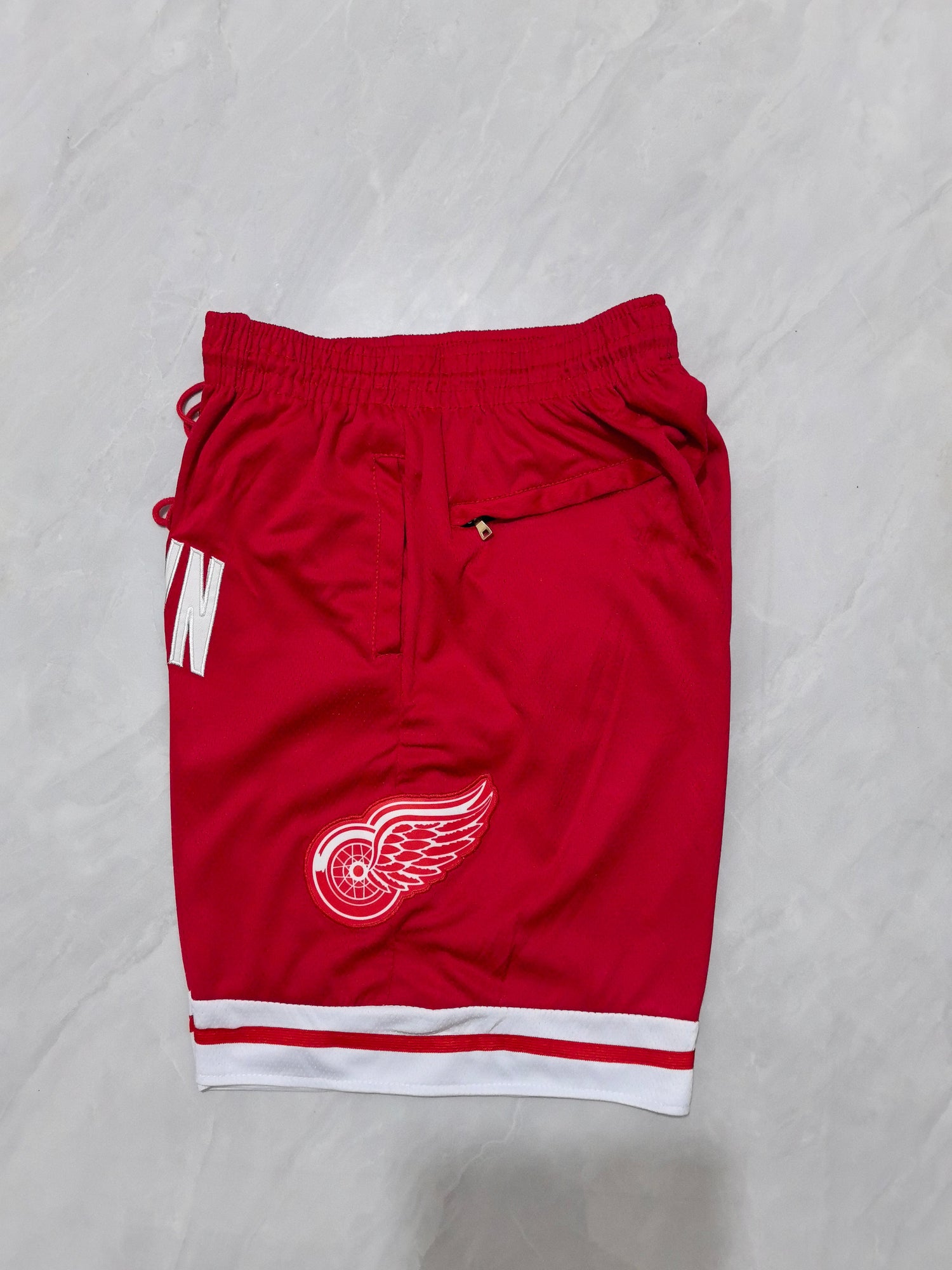 JUST DON Detroit Red Wings Pocket Shorts