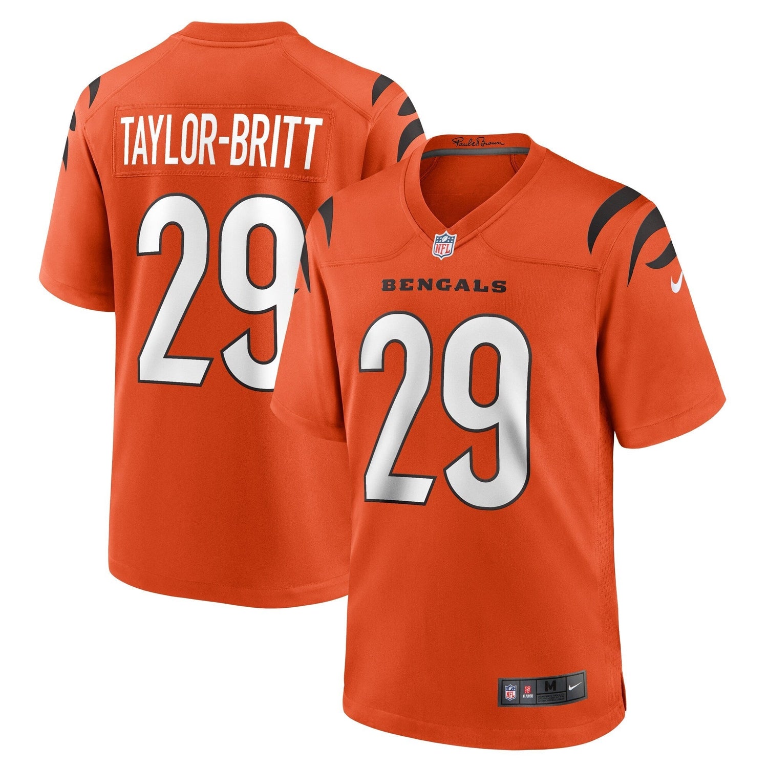 Cam Taylor-Britt Cincinnati Bengals Nike Alternate Game Jersey - Orange