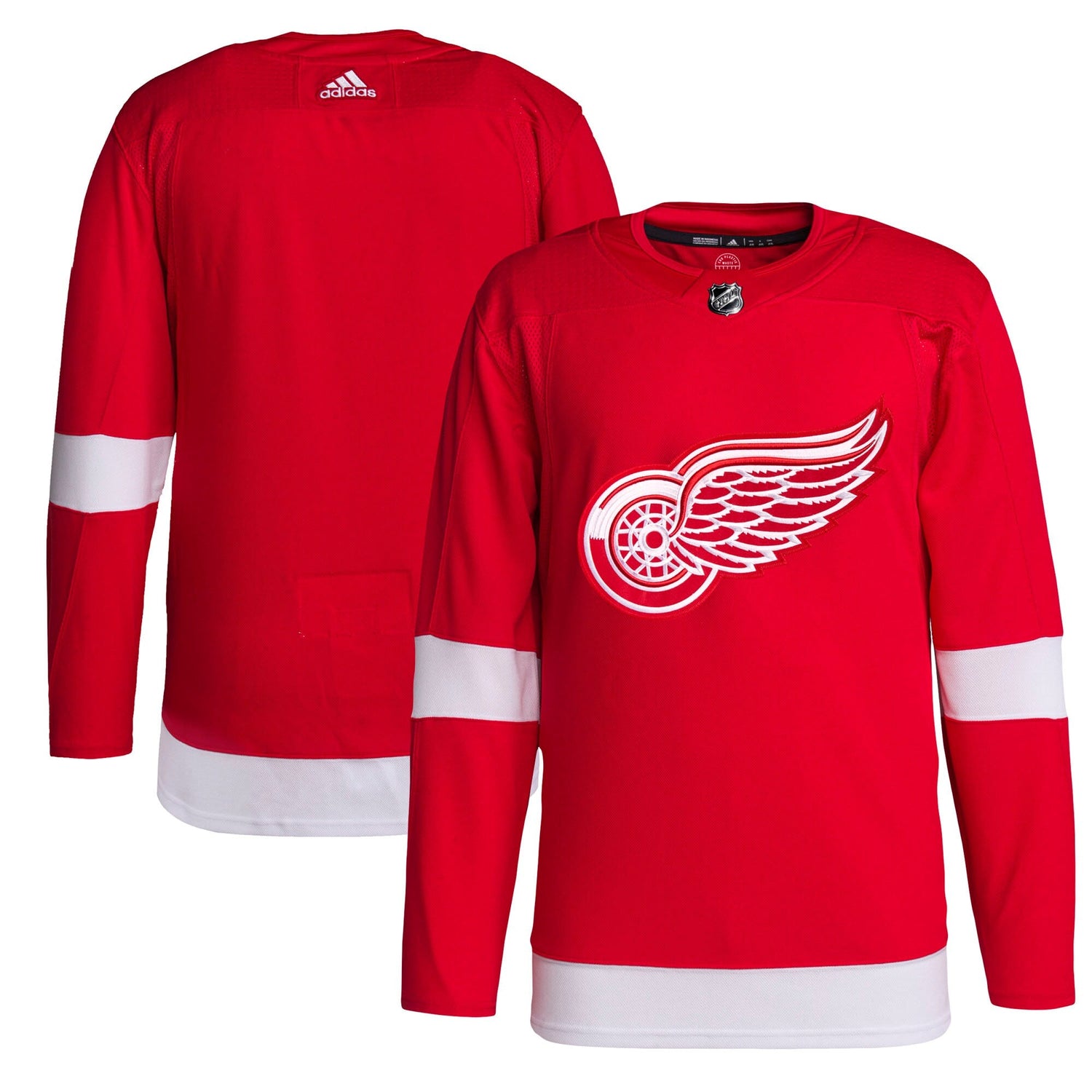 Detroit Red Wings Home Primegreen Jersey - Red