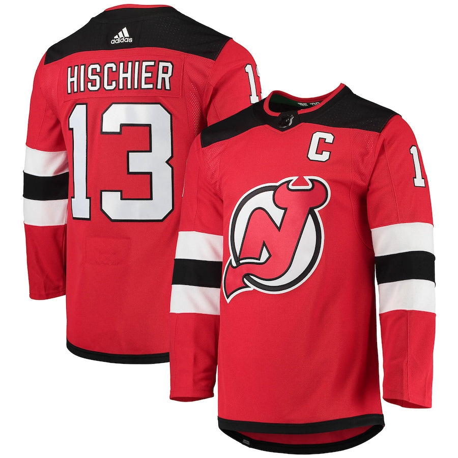 Nico Hischier New Jersey Devils Home Primegreen Jersey - Red
