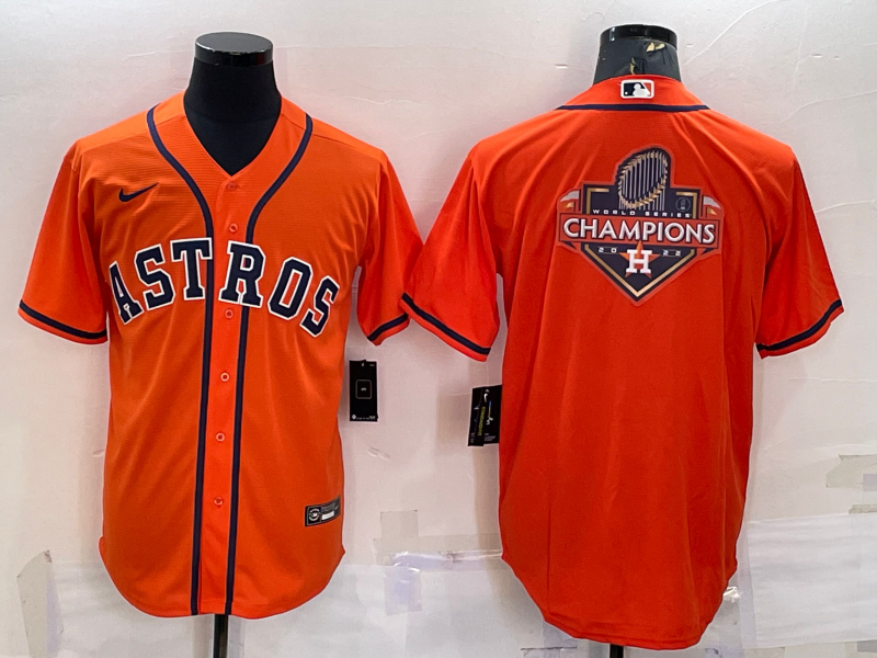 Men's Houston Astros Orange Player Jersey