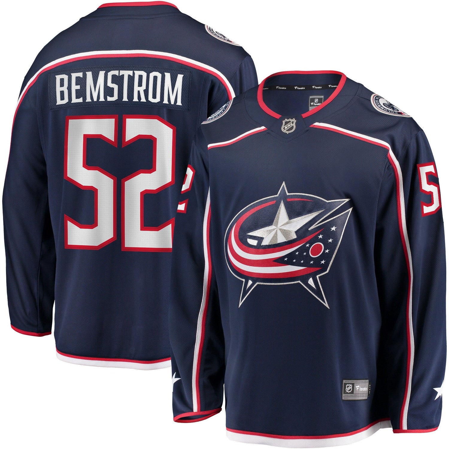 Emil Bemstrom Columbus Blue Jackets Home Breakaway Jersey - Navy