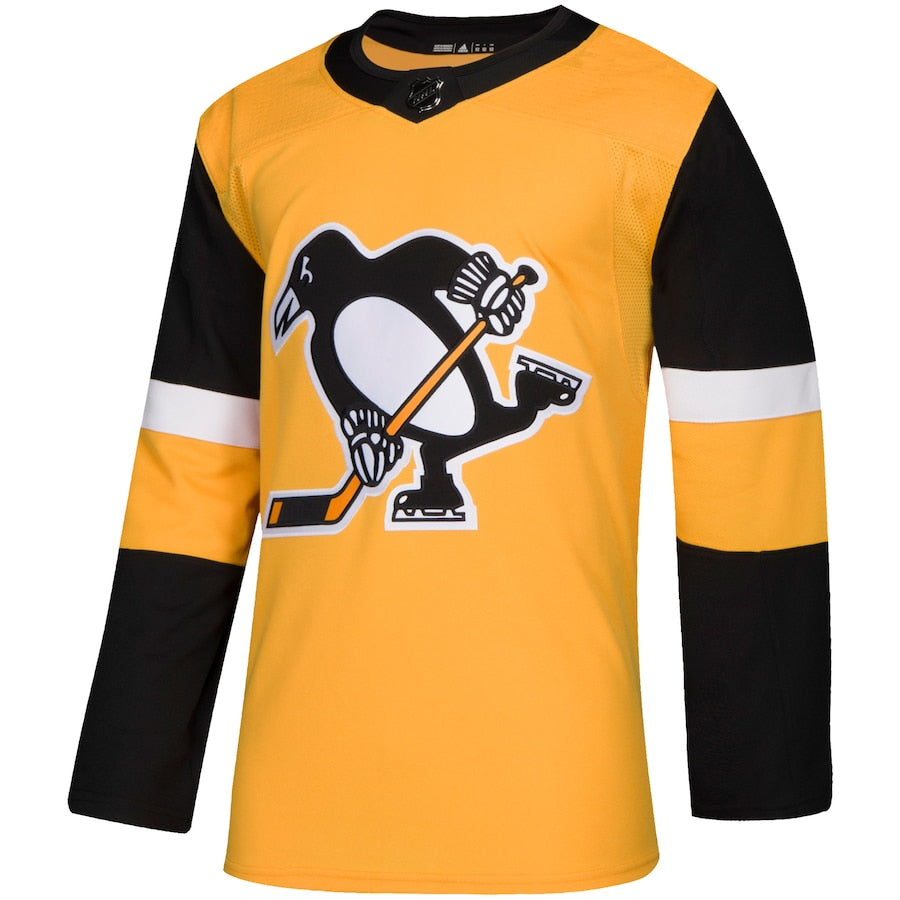 Men's Pittsburgh Penguins adidas Gold Alternate Authentic Jersey