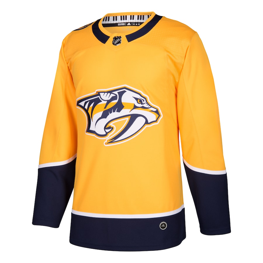 Nashville Predators Home Blank Jersey - Gold
