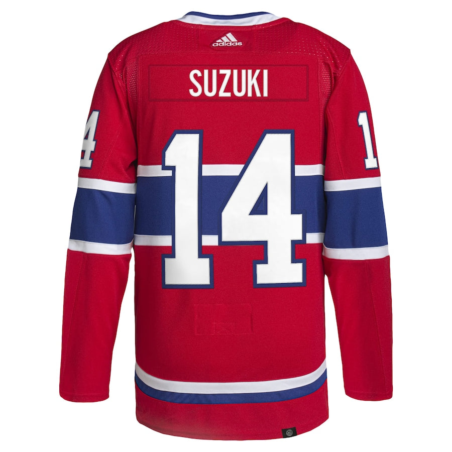 Nick Suzuki Montreal Canadiens Home Primegreen Pro Jersey - Red