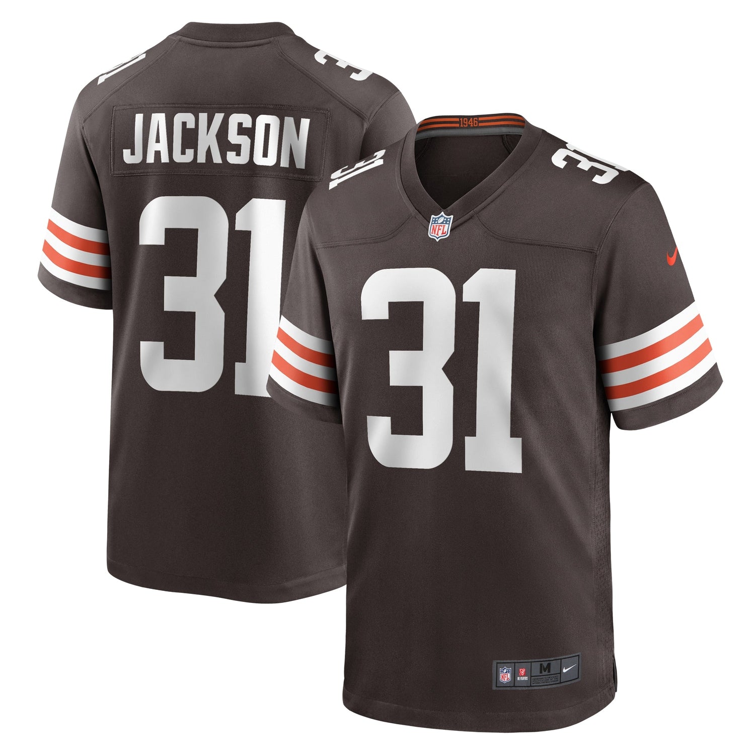 Deon Jackson Cleveland Browns Nike Game Jersey - Brown