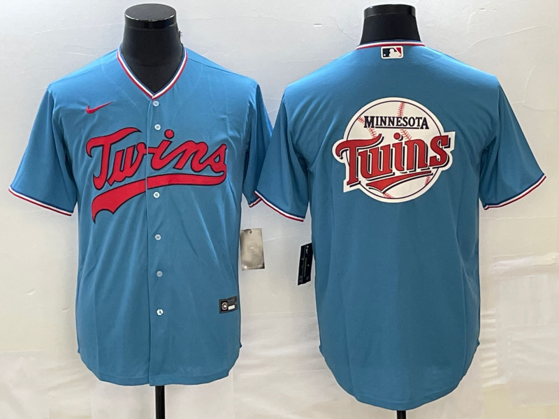 Men's Minnesota Twins Blue Player Jersey