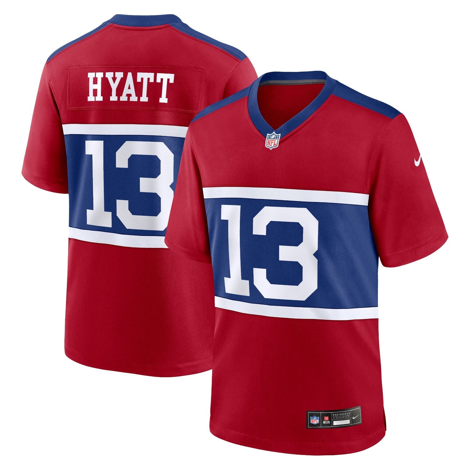 Jalin Hyatt New York Giants Nike Alternate Game Jersey - Century Red