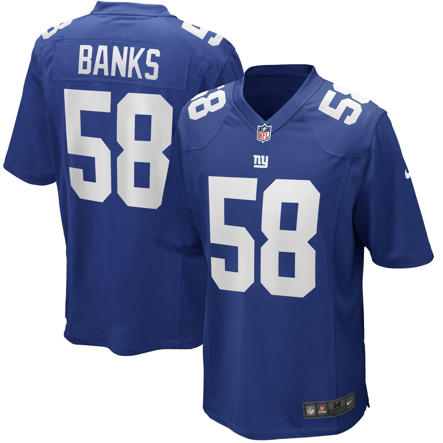 Carl Banks New York Giants Nike Game Retired Jersey - Royal