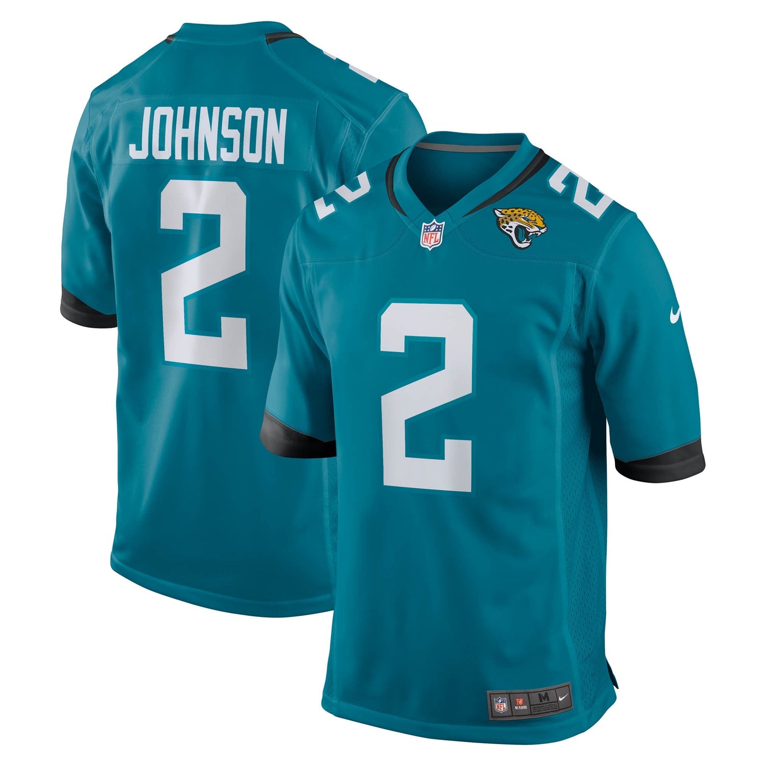D'Ernest Johnson Jacksonville Jaguars Nike Team Game Jersey - Teal