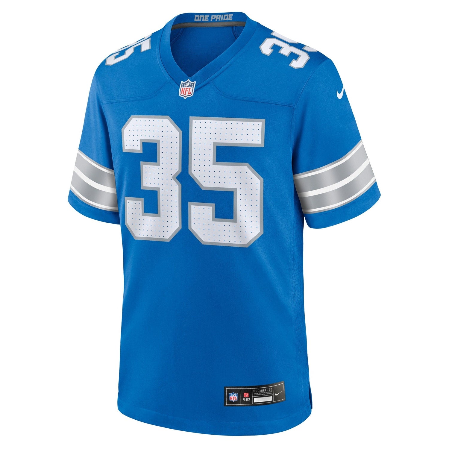 Chelen Garnes Detroit Lions Nike Game Jersey - Blue