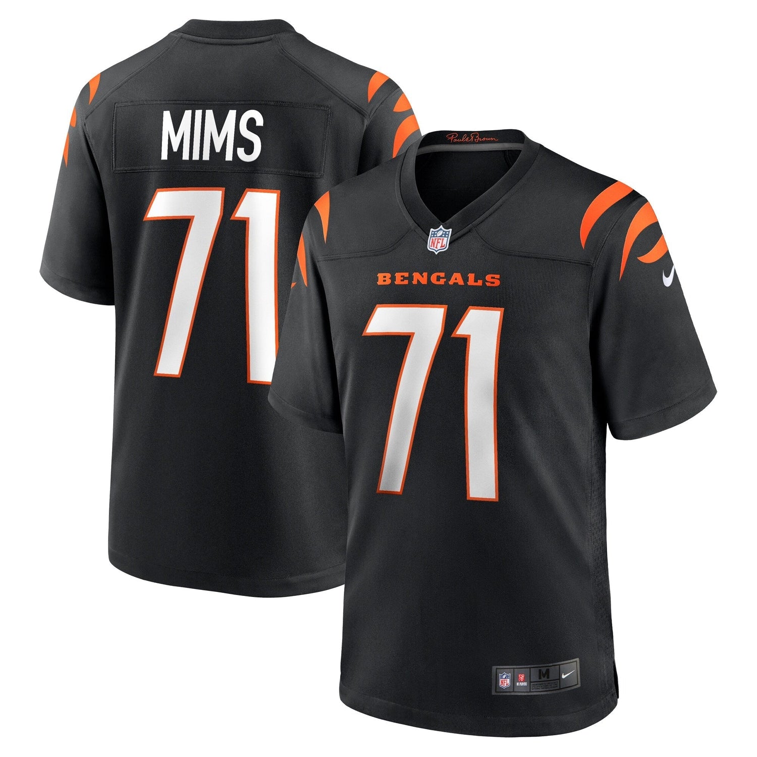 Amarius Mims Cincinnati Bengals Nike Game Jersey - Black
