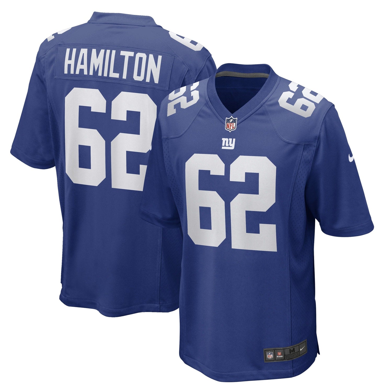 Devery Hamilton New York Giants Nike Game Jersey - Royal