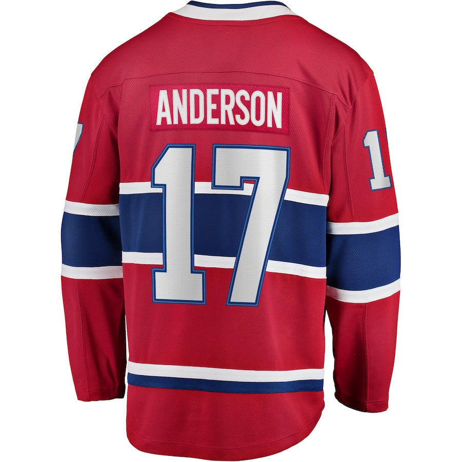 Josh Anderson Montreal Canadiens Breakaway Jersey - Red