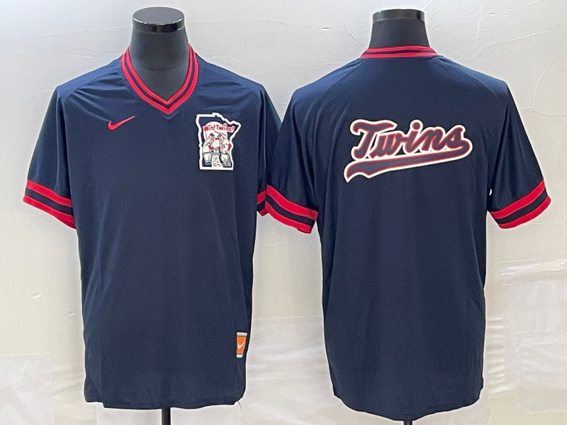 Men's Minnesota Twins Navy Jersey