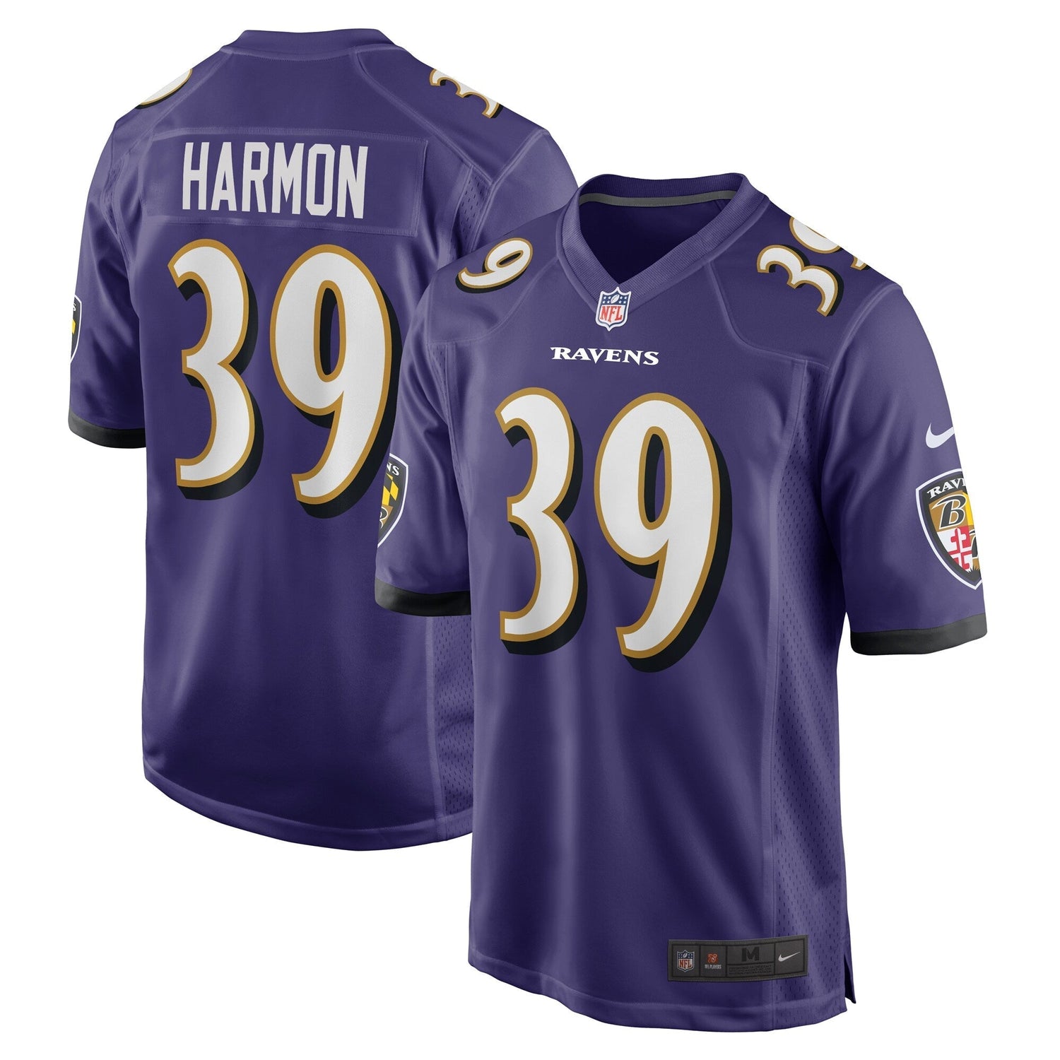 Duron Harmon Baltimore Ravens Nike Game Jersey - Purple