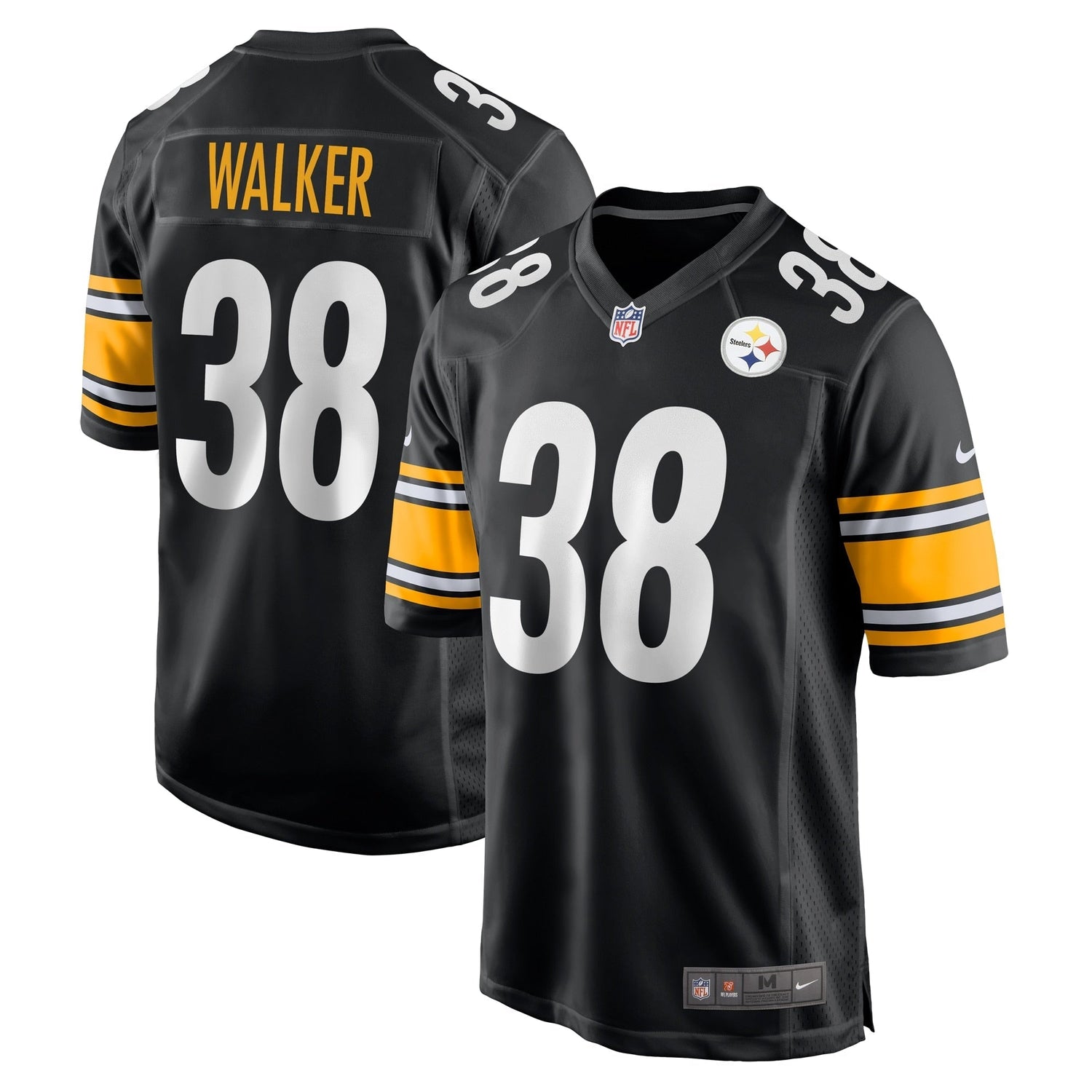 Mykal Walker Pittsburgh Steelers Nike Team Game Jersey - Black