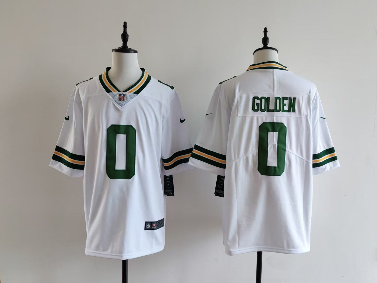 Men's Green Bay Packers Matthew Golden Nike Jersey - White