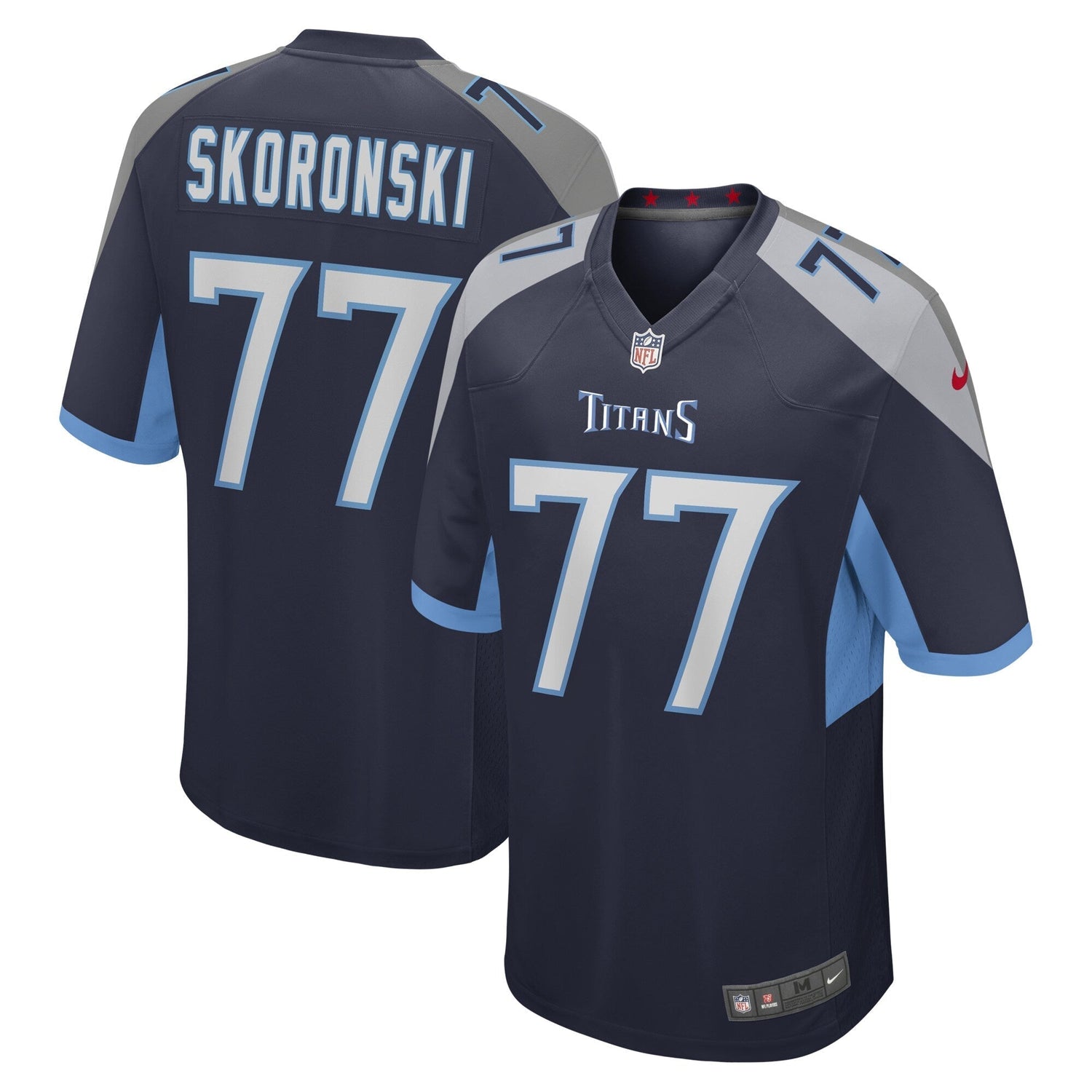 Peter Skoronski Tennessee Titans Nike Game Jersey - Navy
