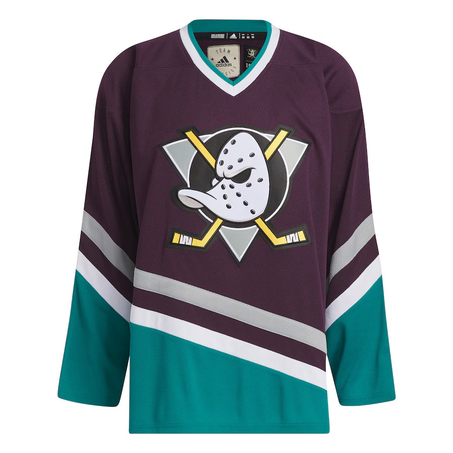Anaheim Ducks adidas Team Classic Jersey - Purple