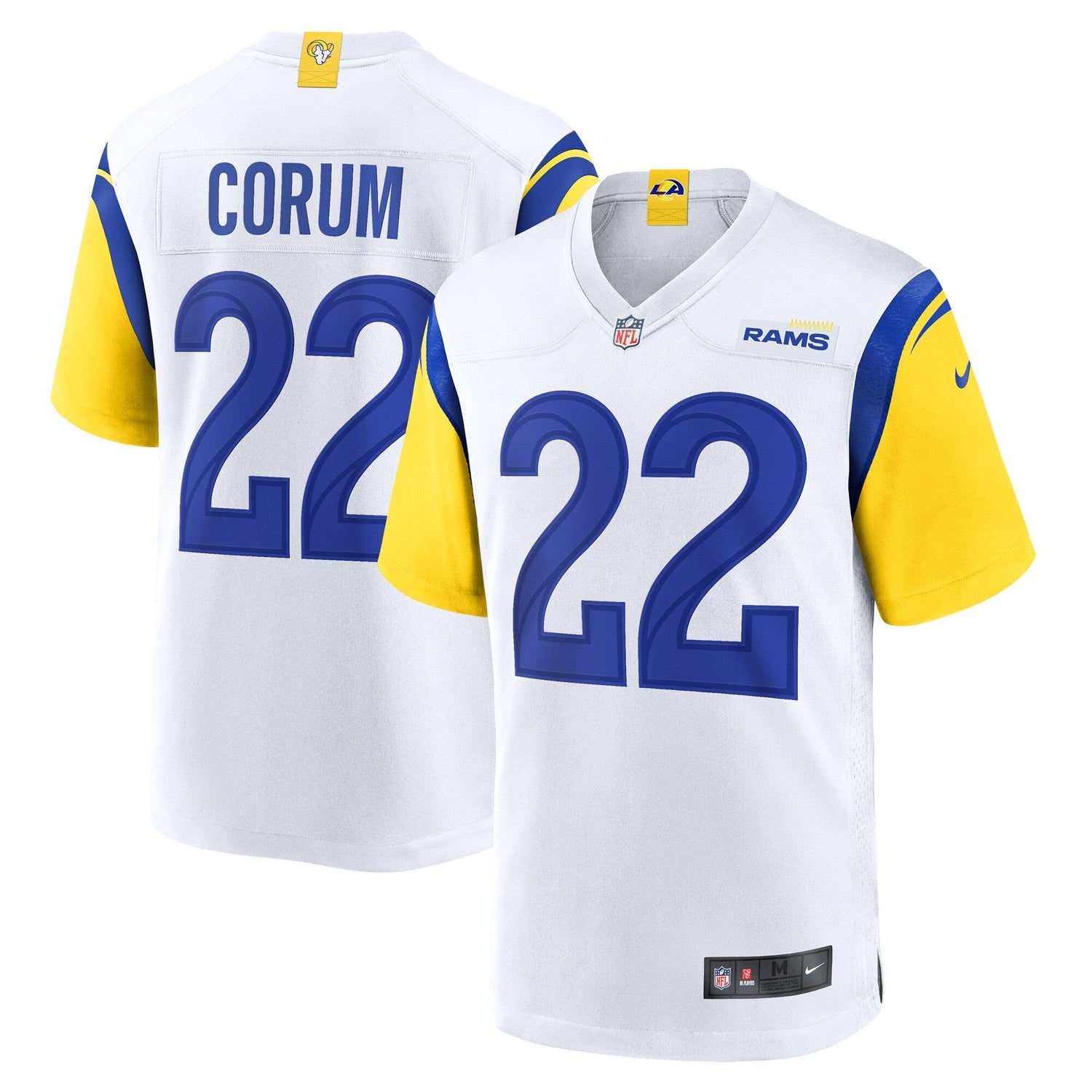 Blake Corum Los Angeles Rams Nike Game Jersey - White