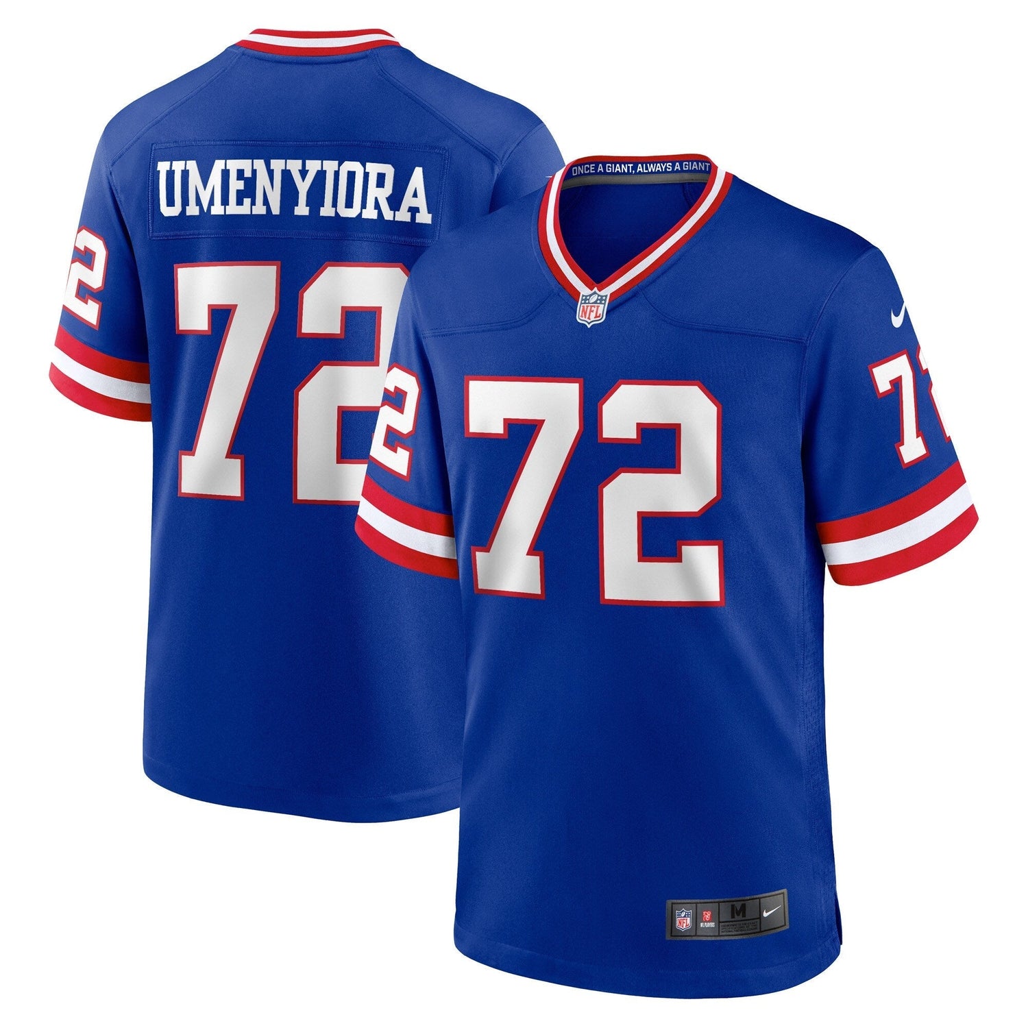 Osi Umenyiora New York Giants Nike Classic Retired Game Jersey - Royal