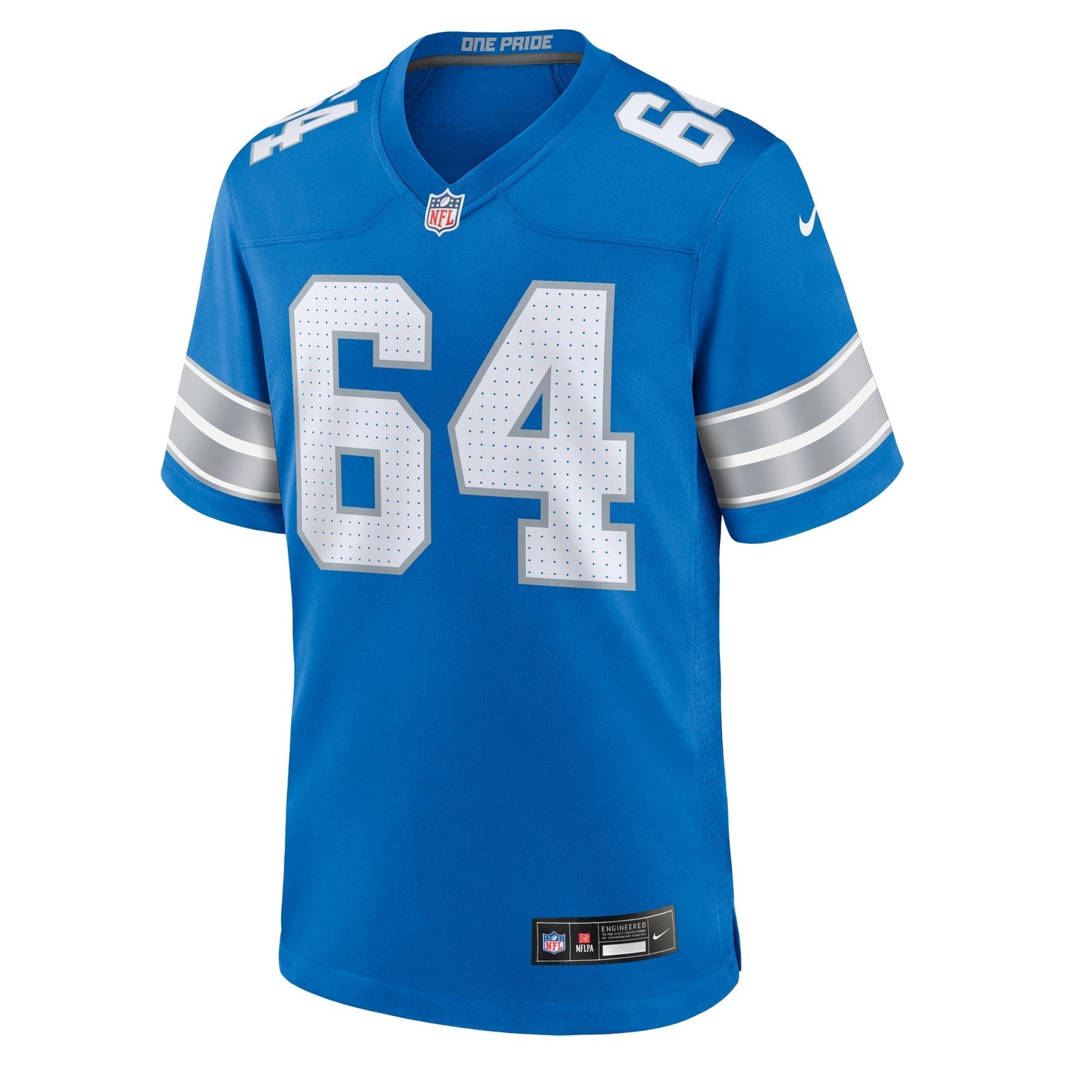 Bryan Hudson Detroit Lions Nike Game Jersey - Blue