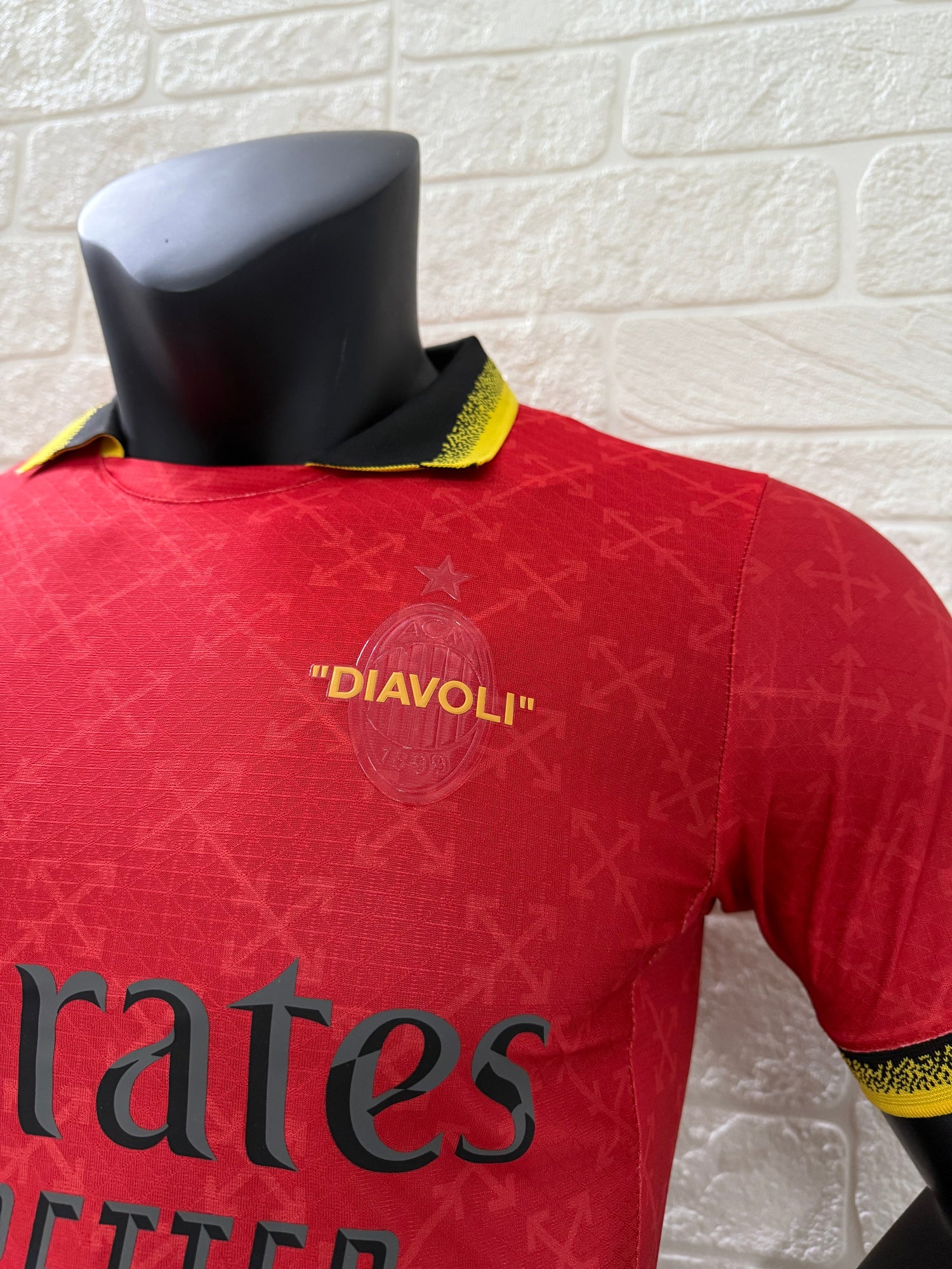 2025-26 AC Milan Joint Edition Red Player Version Jersey