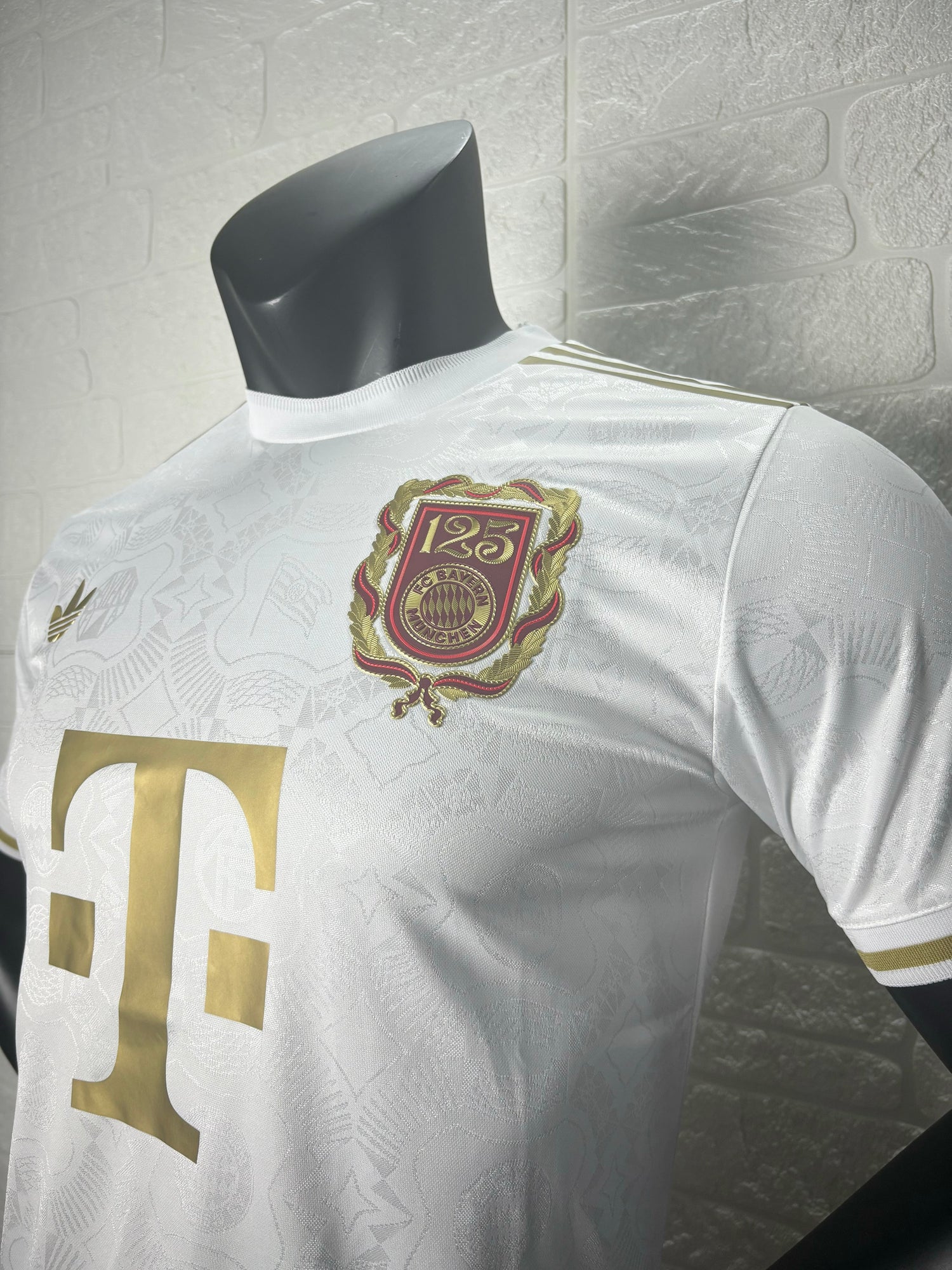2025-26 Bayern Munich 125th Anniversary Edition White Player Version Jersey