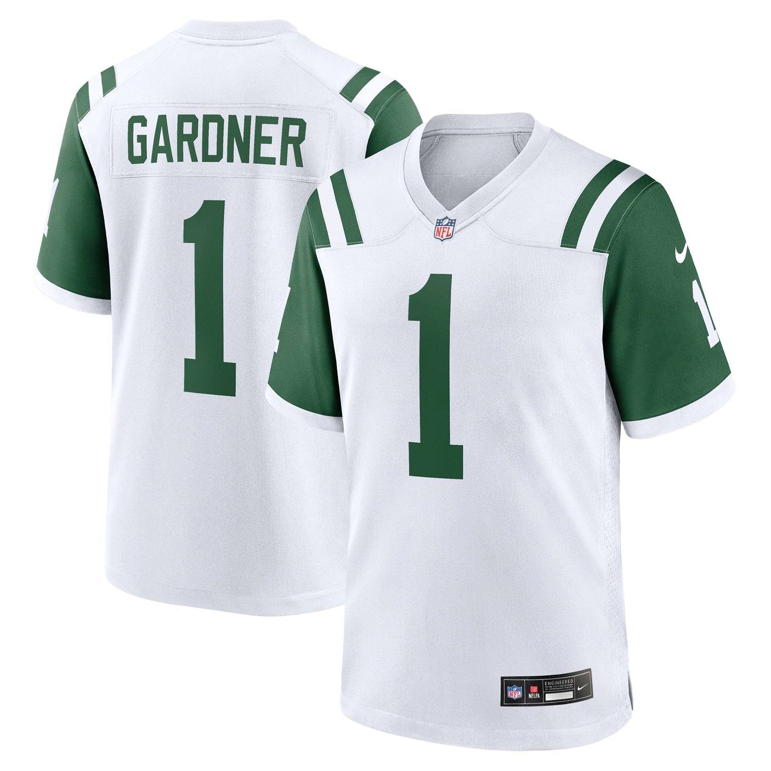 Ahmad Sauce Gardner New York Jets Nike Classic Alternate Game Jersey - White