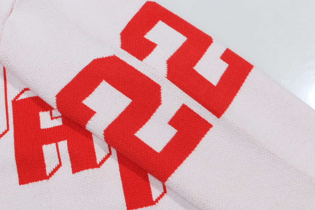 AMIRI 2024 new sweater with large 22-letter logo on back