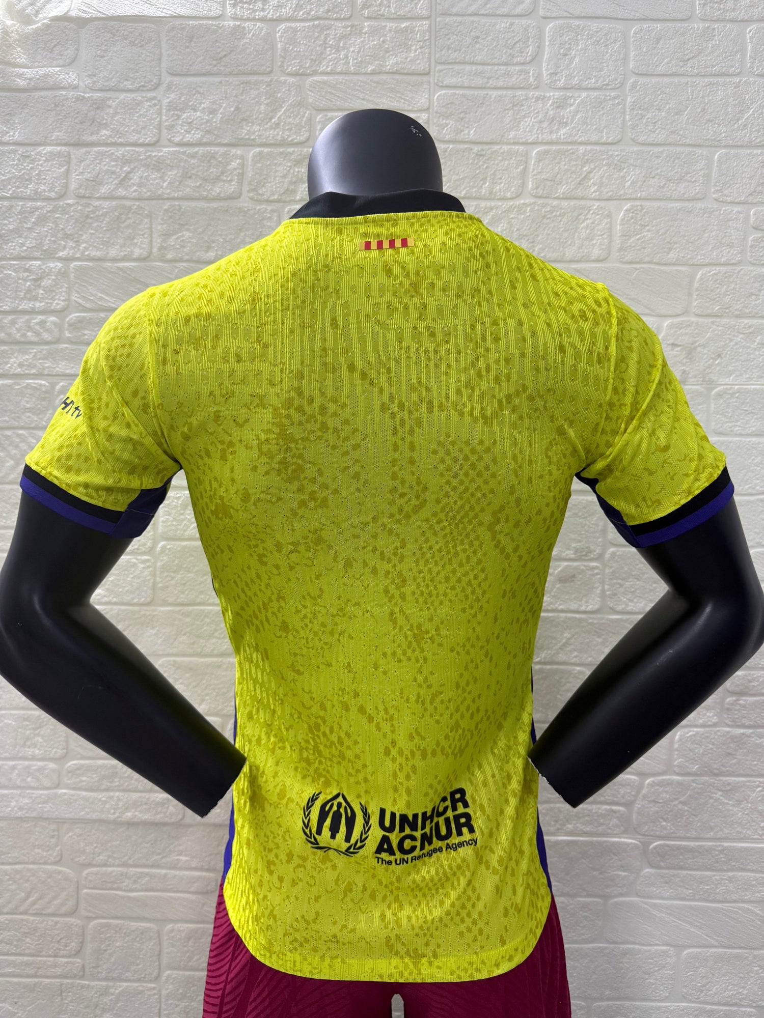 2025-26 FC Barcelona Yellow Player Version Jersey