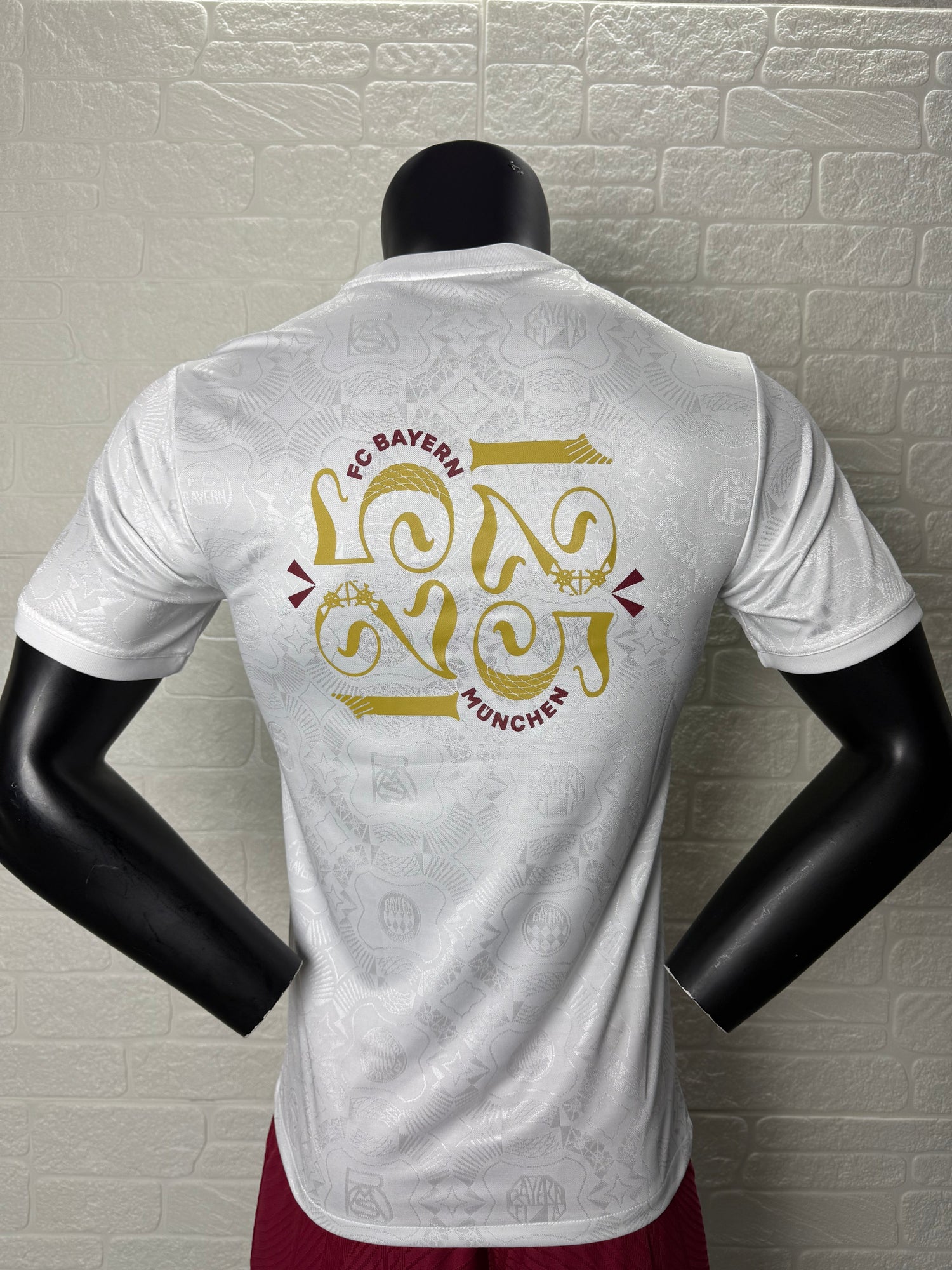 2025-26 Bayern Munich 125th Anniversary Edition White Player Version Jersey