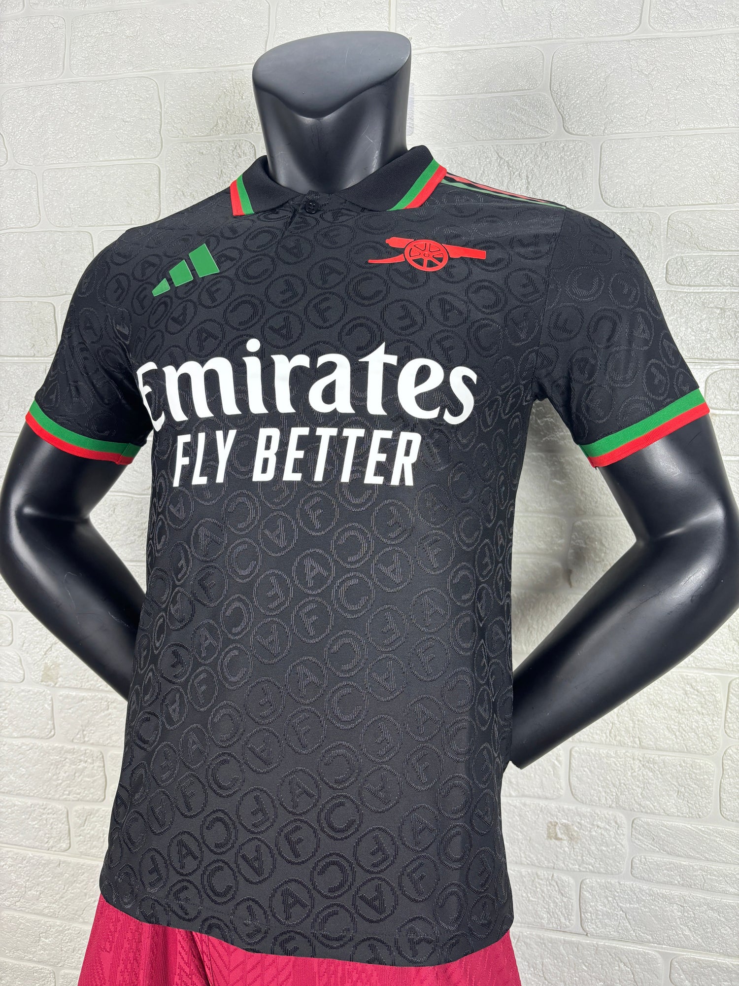 2025-26 Arsenal Special Edition Black Player Version Jersey