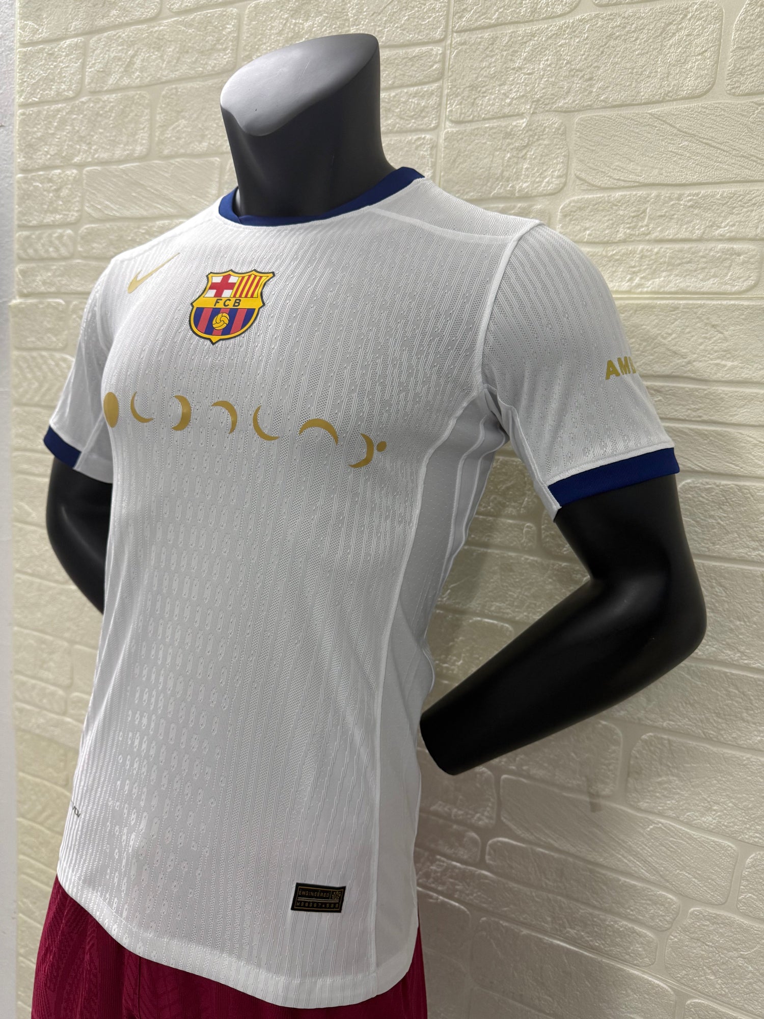 2025-26 FC Barcelona Special Edition White Player Version Jersey