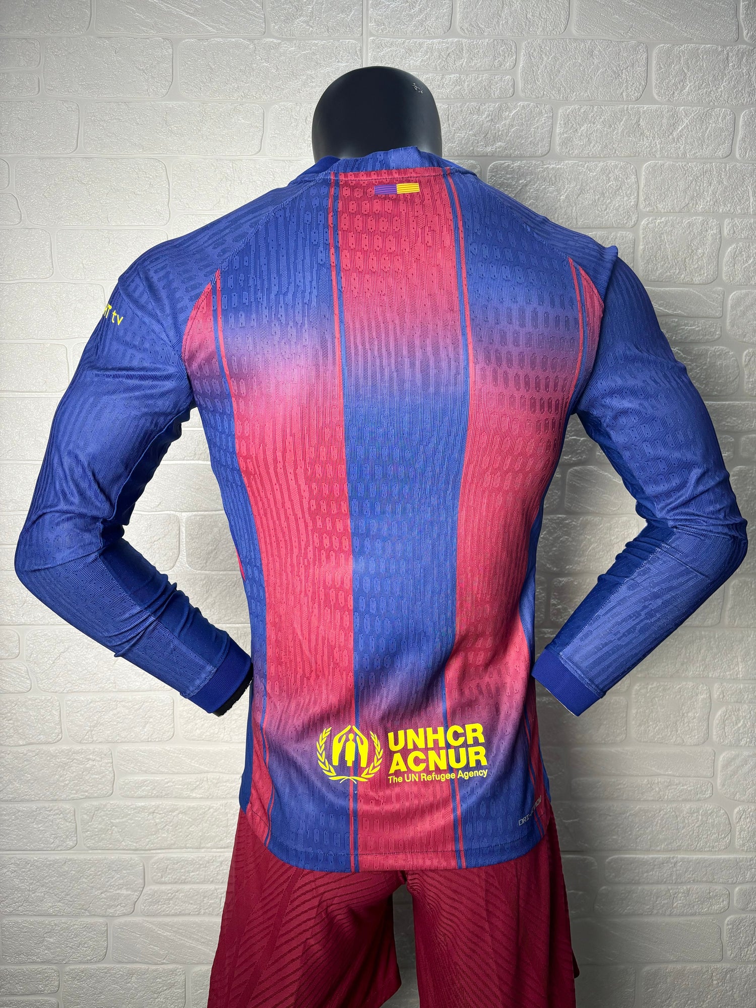 2025-26 FC Barcelona Home Long Sleeve Player Version Jersey