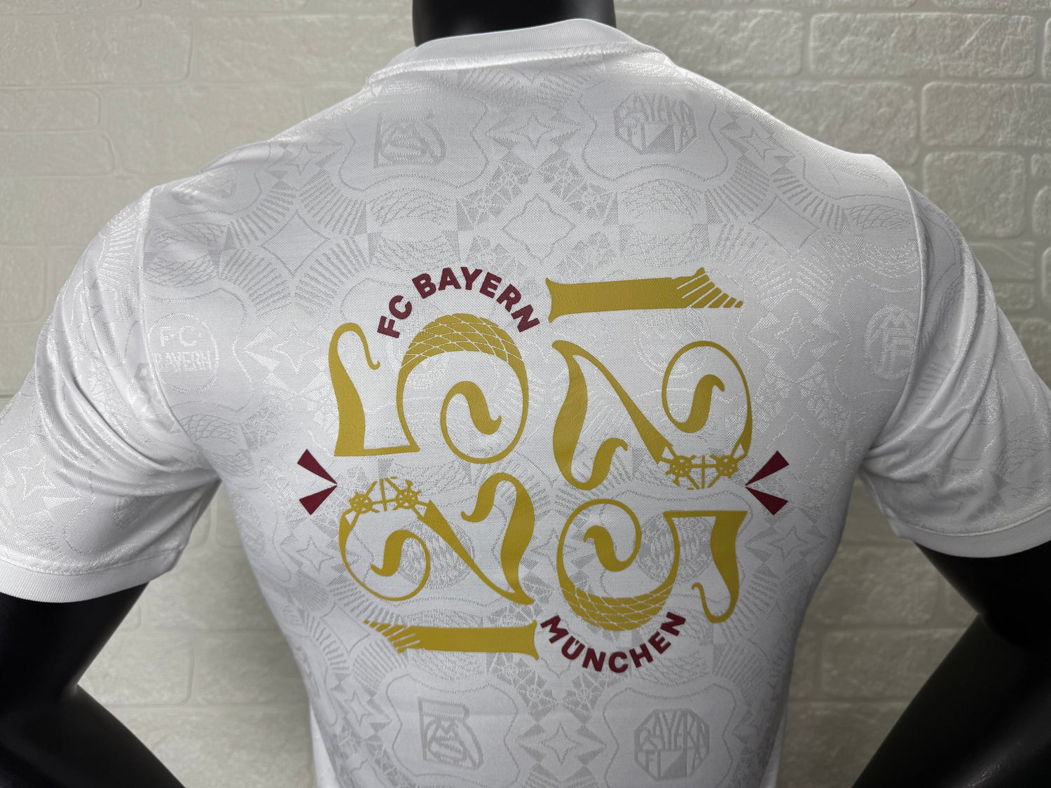 2025-26 Bayern Munich 125th Anniversary Edition White Player Version Jersey