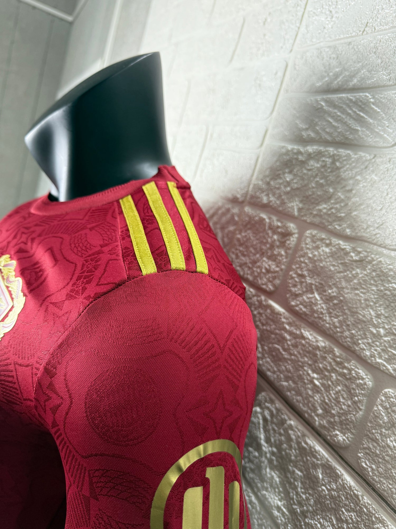 2025-26 Bayern Munich 125th Anniversary Red Long Sleeve Player Version Jersey