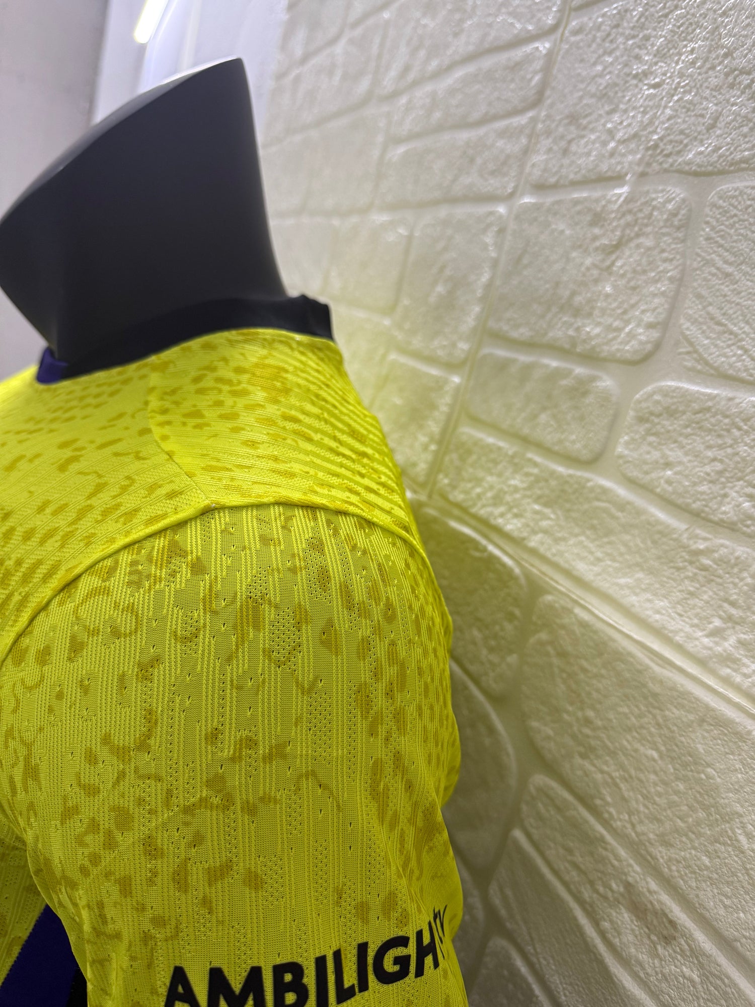 2025-26 FC Barcelona Yellow Player Version Jersey