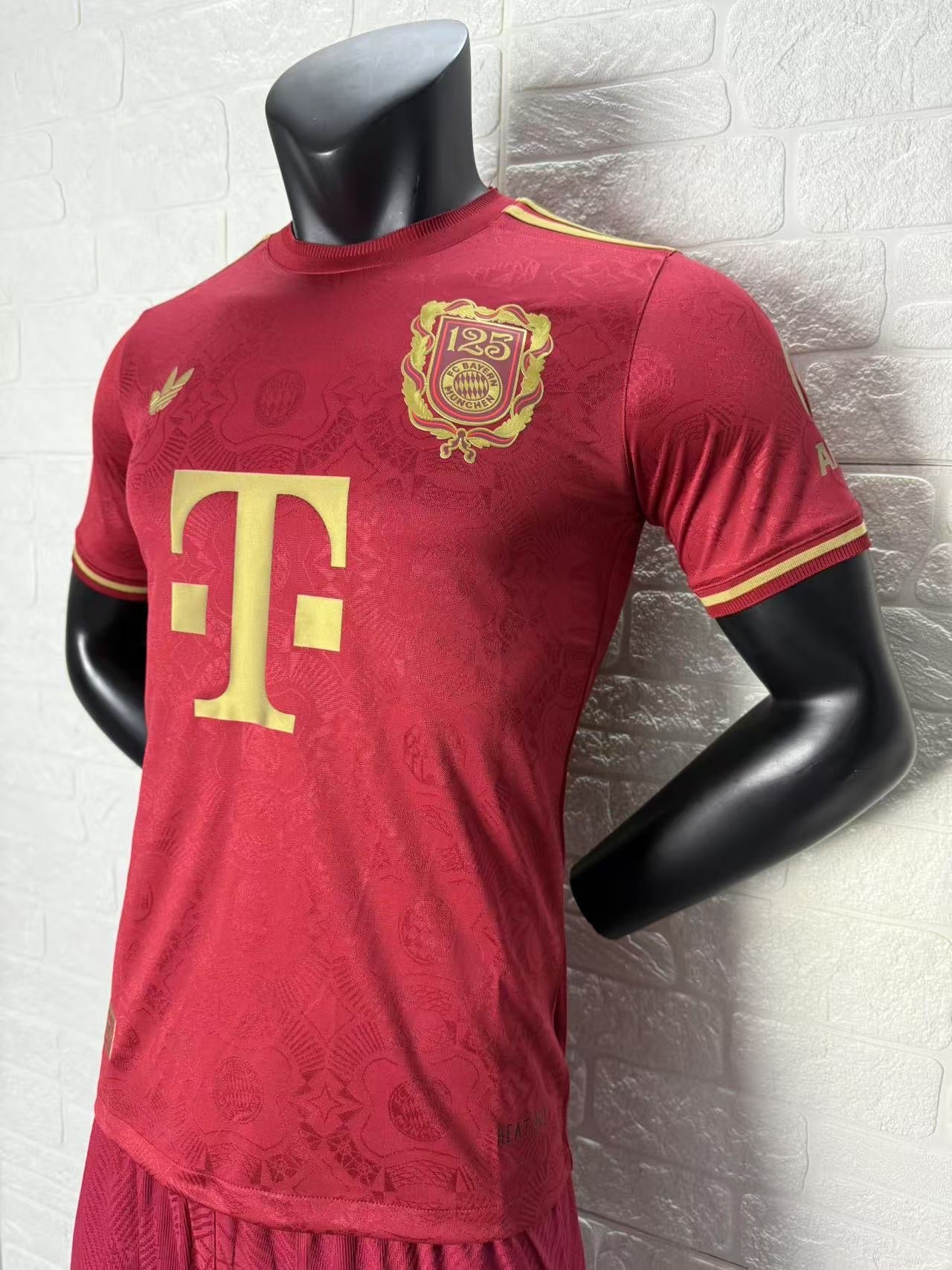 2025-26 Bayern Munich 125th Anniversary Red Player Version Jersey
