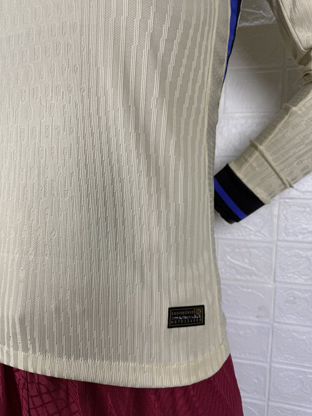 2025-26 FC Barcelona Away Long Sleeve Player Version Jersey