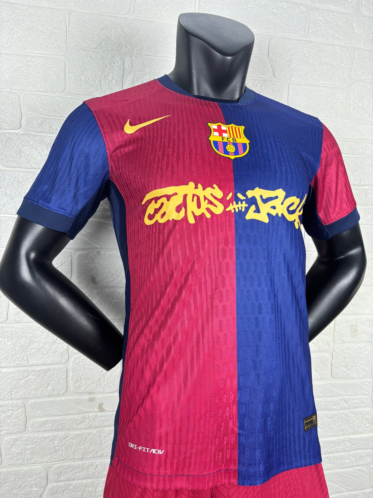 2025-26 FC Barcelona Scott Edition Home Player Version Jersey