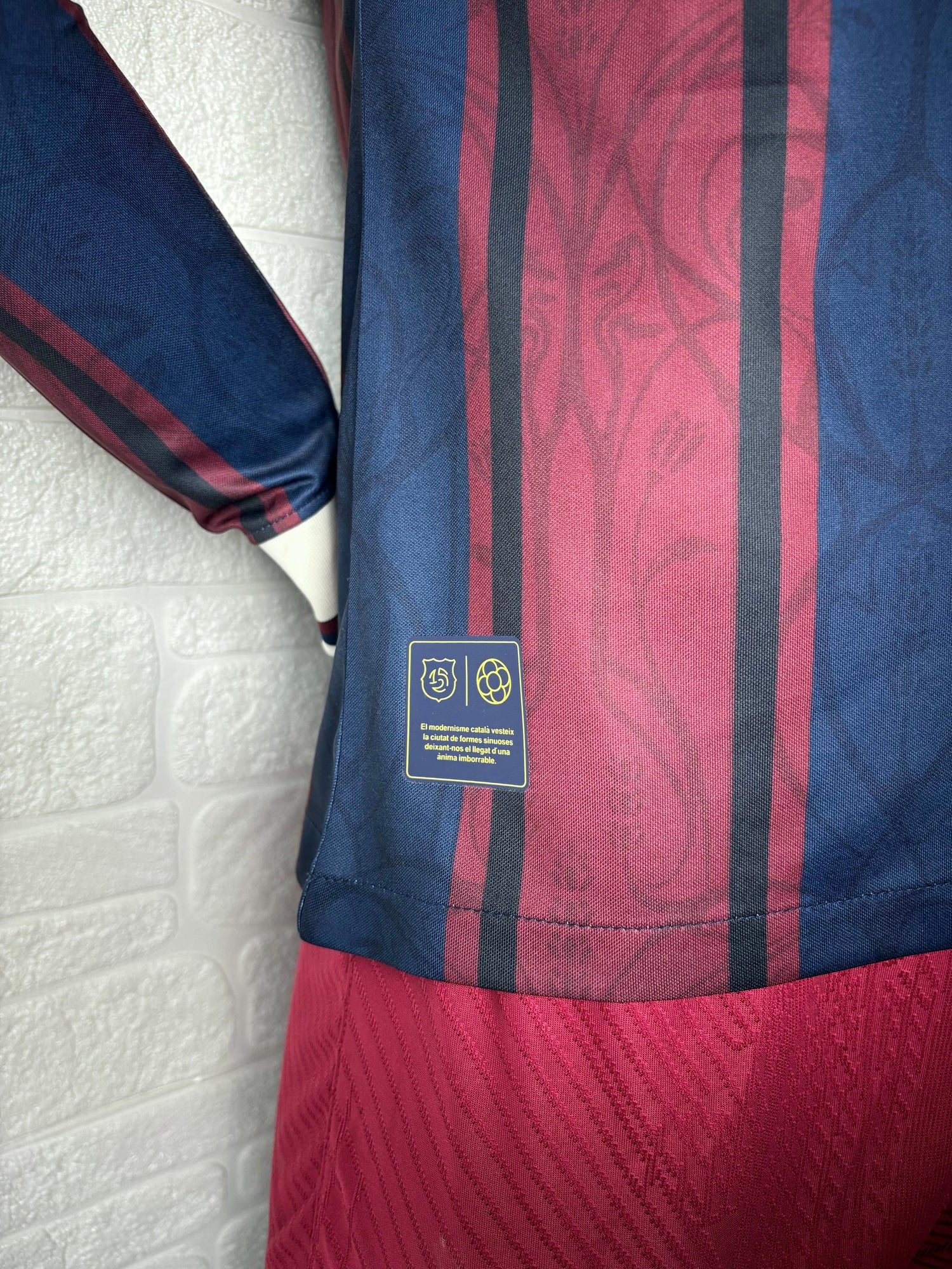 2025-26 Barcelona 125th Anniversary Player Version Long Sleeve