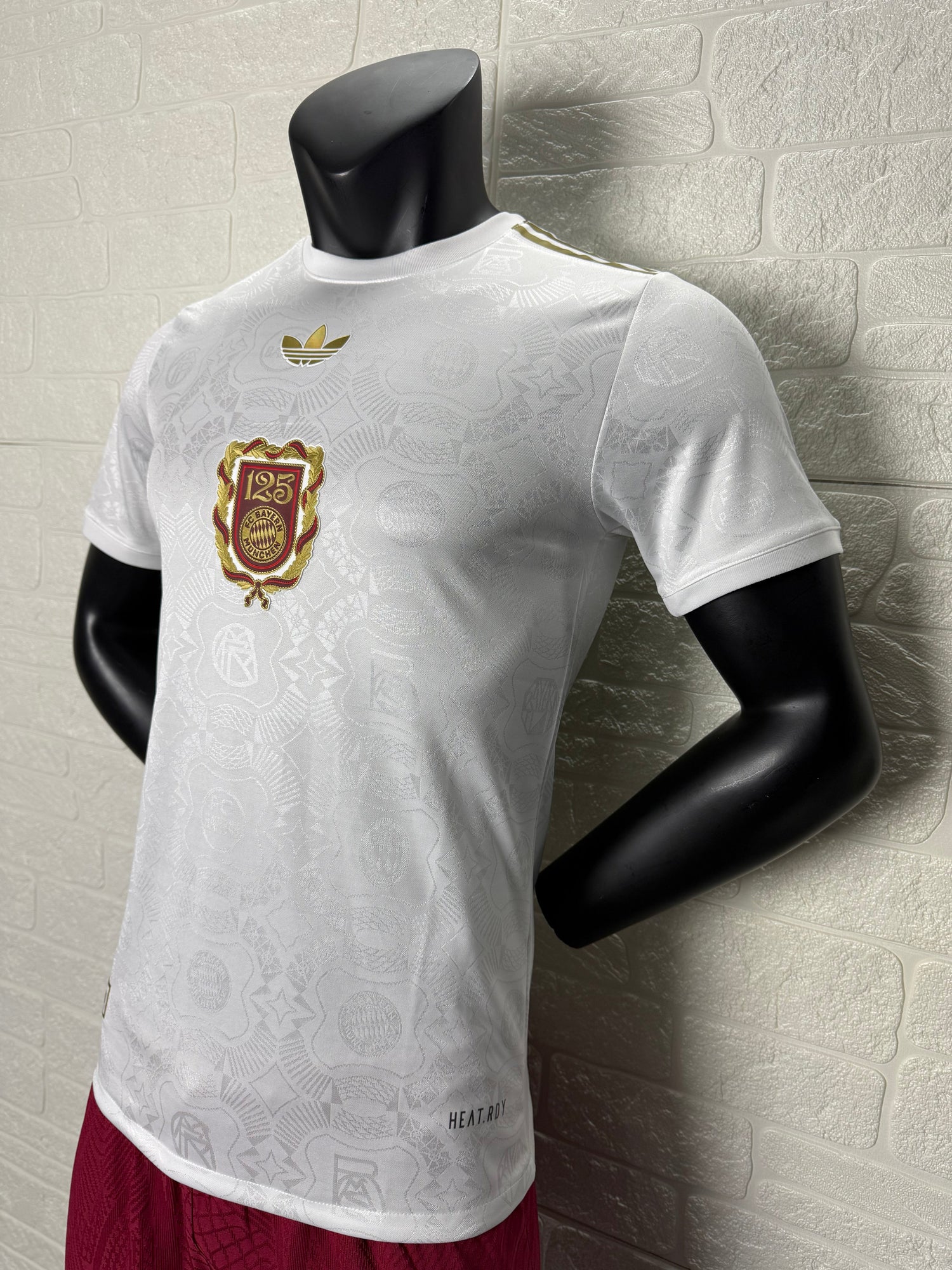 2025-26 Bayern Munich 125th Anniversary Edition White Player Version Jersey