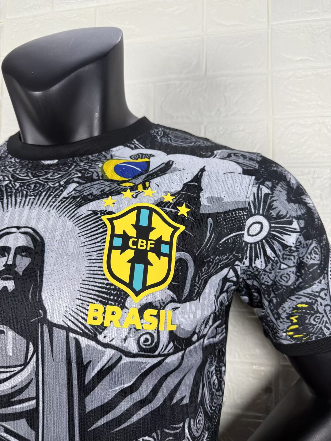 2025-26 Brazil Grey Player Version Jersey