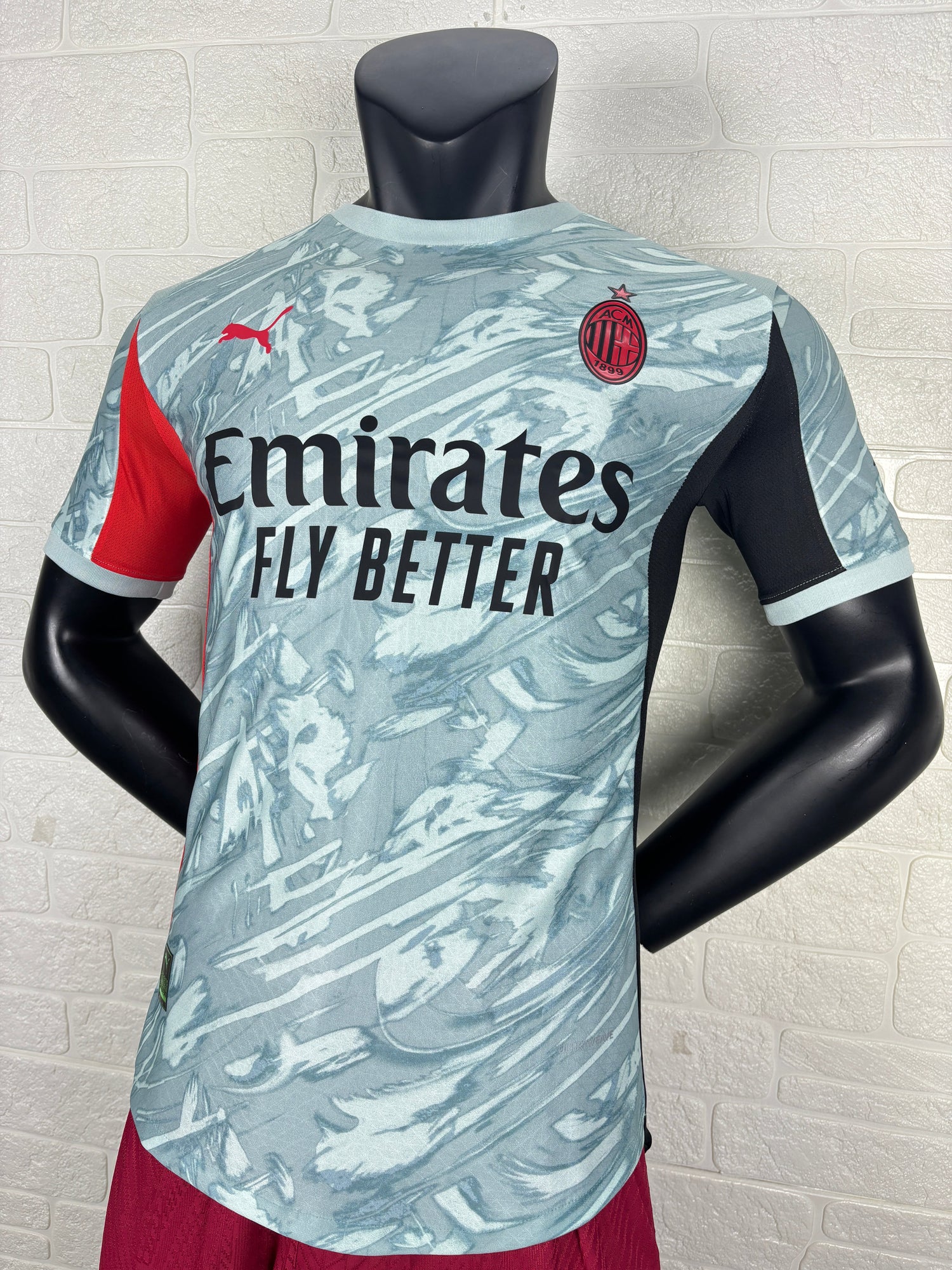 2025-26 AC Milan Away Player Version Jersey