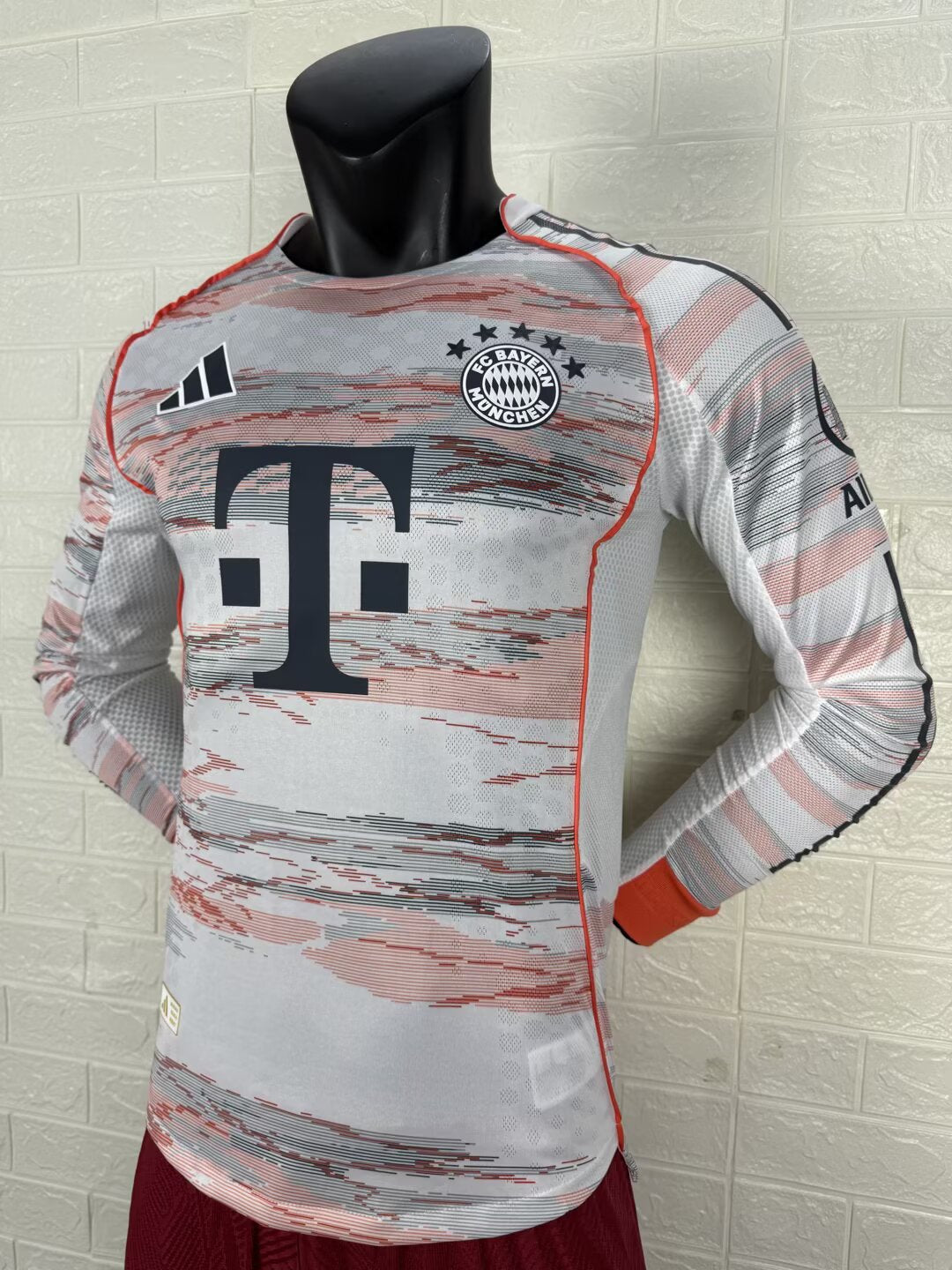 2025-26 Bayern Munich Away Long Sleeve Player Version Jersey