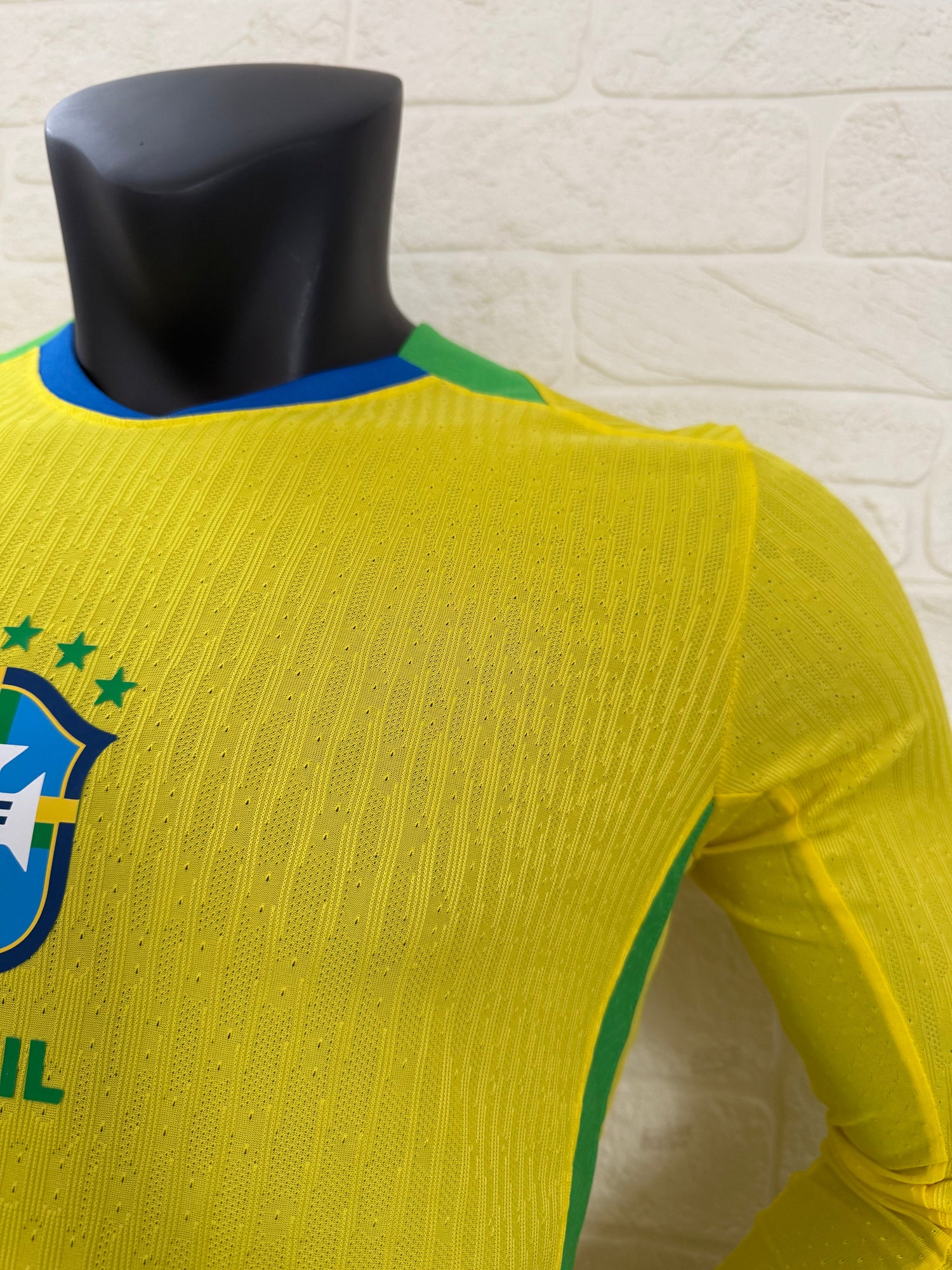 2025-26 Brazil Home Long Sleeve Player Version Jersey