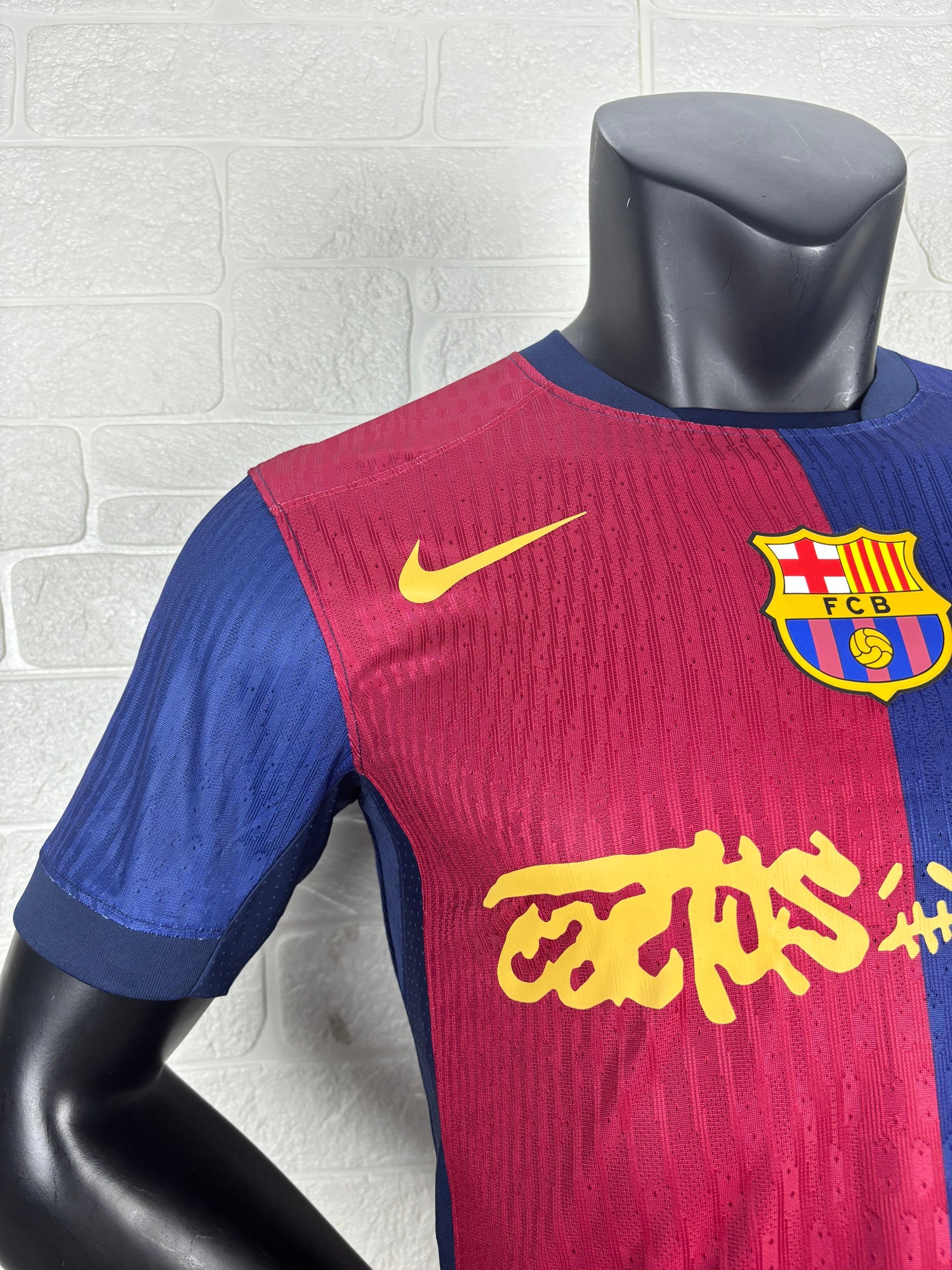 2025-26 FC Barcelona Scott Edition Home Player Version Jersey