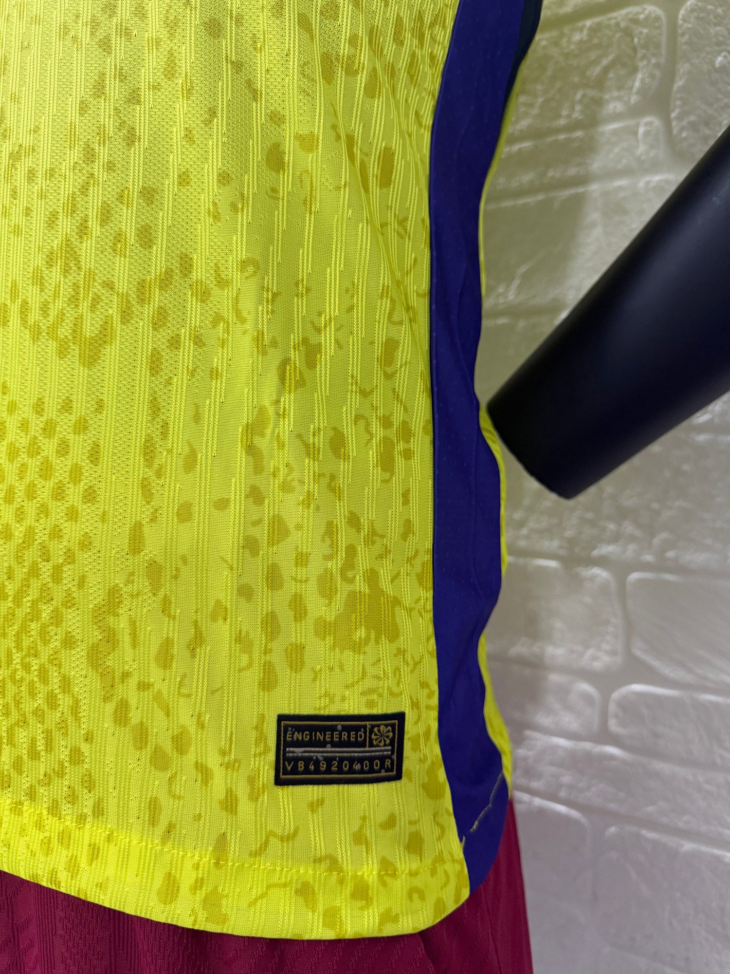 2025-26 FC Barcelona Yellow Player Version Jersey